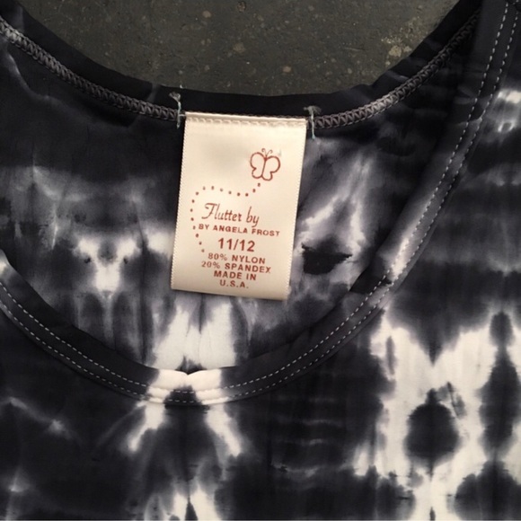 Angela Frost Black Bird Dress the-Dye A-line - Picture 3 of 5